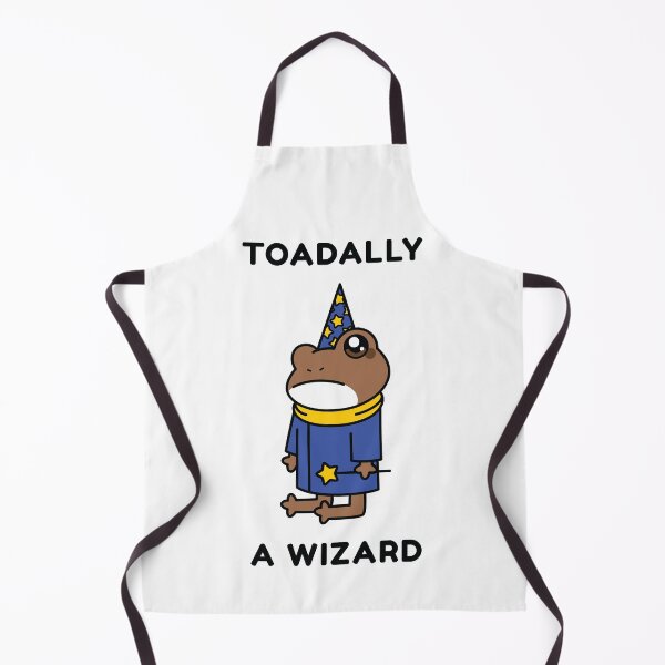 Item preview, Toadally A Wizard Cute Toad Cartoon designed and sold by Stephanie Hardy.