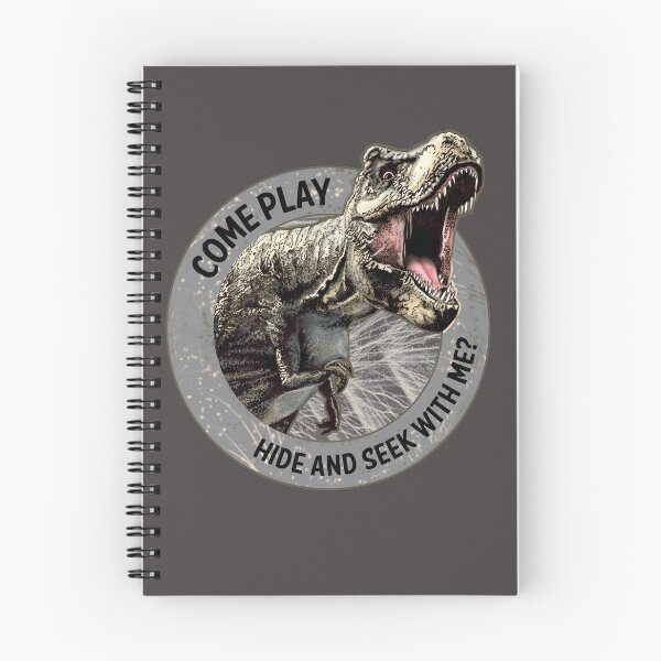 Item preview, DINOSAUR T-Rex "Come Play Hide and Seek with Me?"  designed and sold by Colette van der Wal.