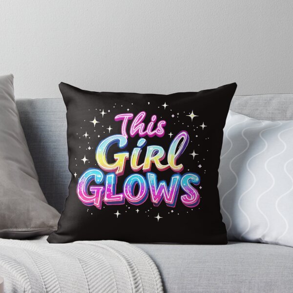 Item preview, This Girl Glows Teen Graphic Art for Women designed and sold by AxelBrook.