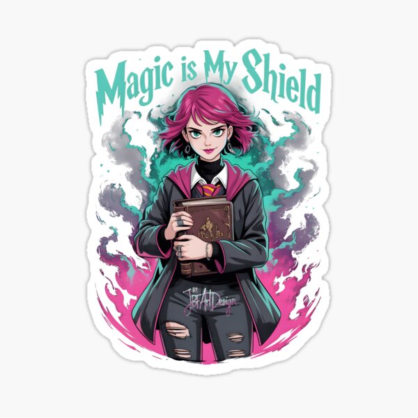 Item preview, Magic is my Shield fantasy young girl designed and sold by jbfart.