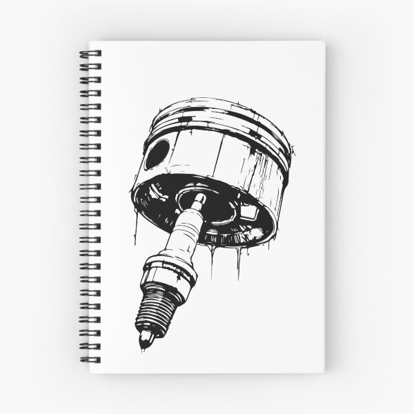 Item preview, Piston & Spark Plug – Heart of the Engine Design designed and sold by pixeldizajn.