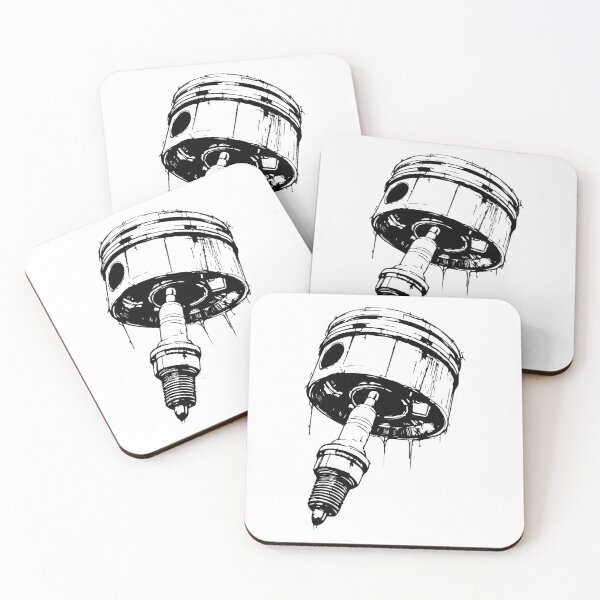 Item preview, Piston & Spark Plug – Heart of the Engine Design designed and sold by pixeldizajn.
