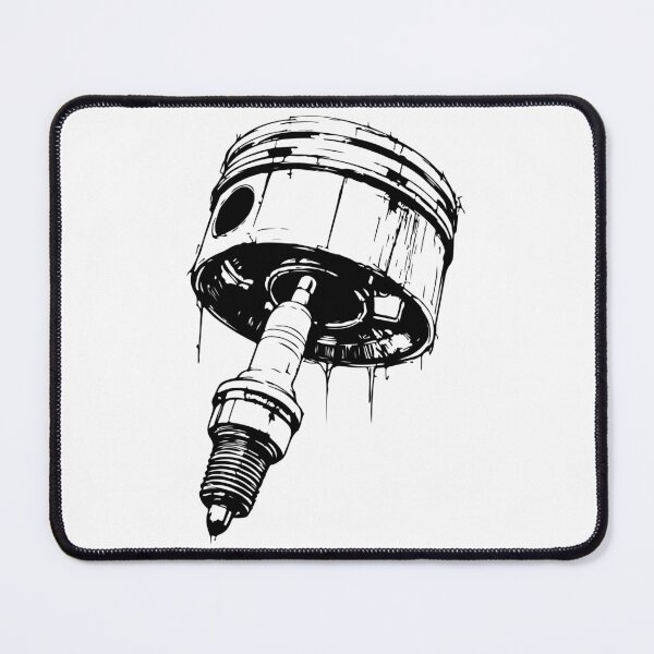 Item preview, Piston & Spark Plug – Heart of the Engine Design designed and sold by pixeldizajn.