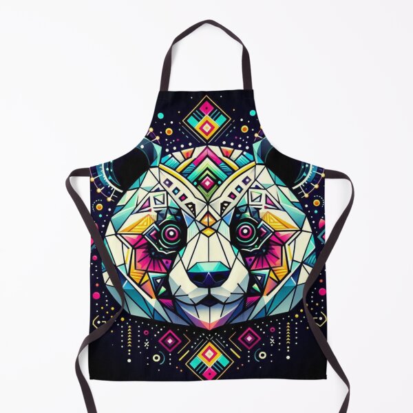Item preview, Geometric colorful decorative panda  designed and sold by Dogandesighn.