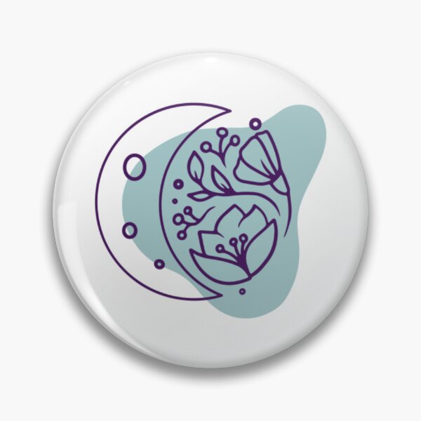 Artikelvorschau, Floral Moon Botanical Line Art – Minimalistisches Design entworfen und verkauft von giooarts.