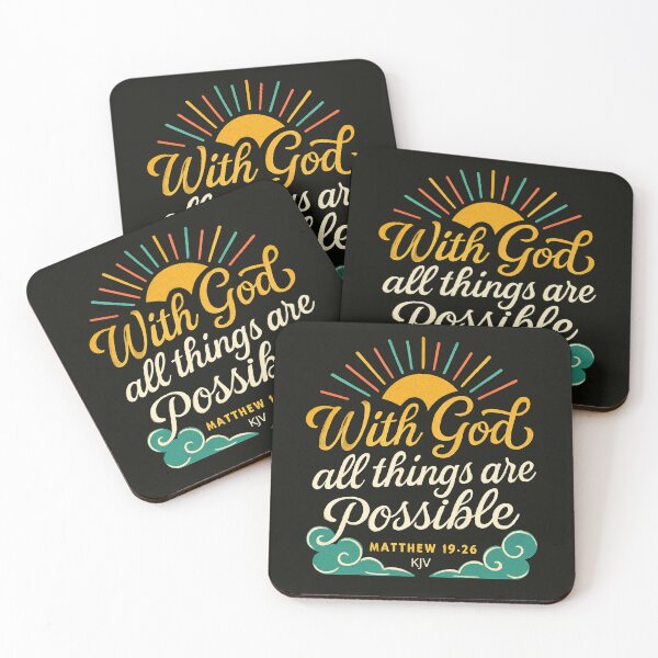 Item preview, With God all things are possible designed and sold by Tsveti Dinkova.
