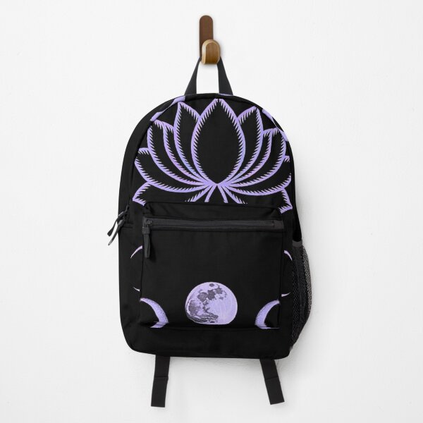 Item preview, Yoga lunar phases lotus circle purple design designed and sold by VibrArtco.