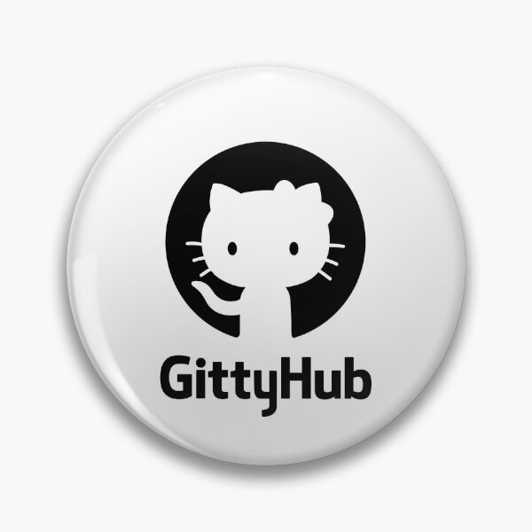 Item preview, GittyHub Black (GitHub Logo Remix) designed and sold by DevDreams.
