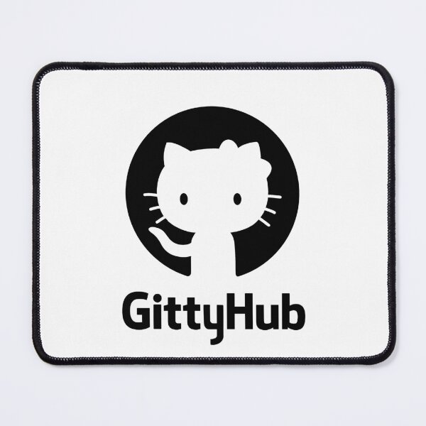 Item preview, GittyHub Black (GitHub Logo Remix) designed and sold by DevDreams.