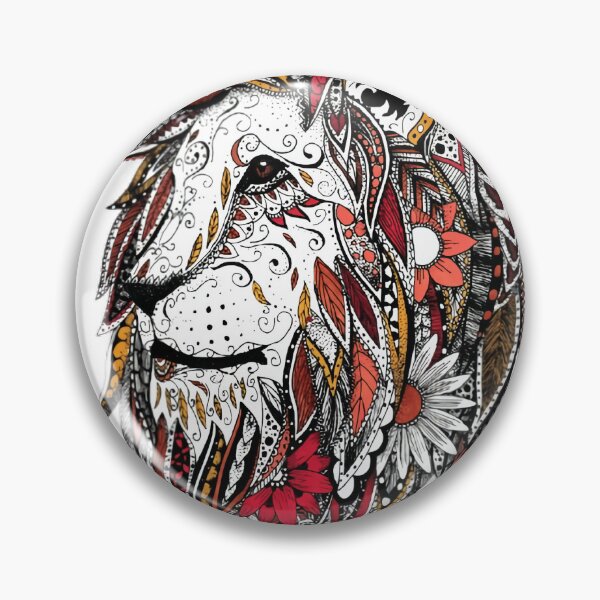Item preview, Henna Lion designed and sold by Cora Worthington Art.