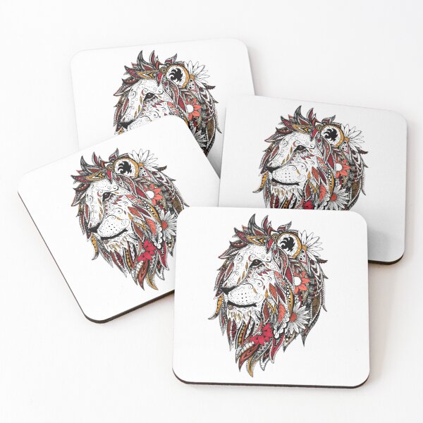 Item preview, Henna Lion designed and sold by Cora Worthington Art.