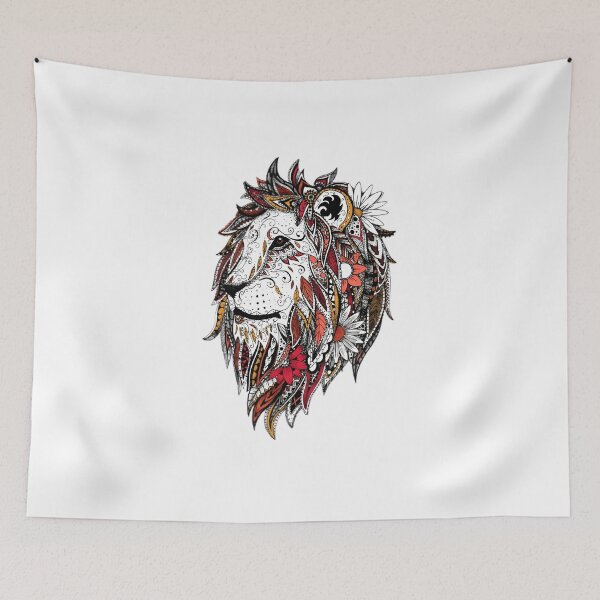 Item preview, Henna Lion designed and sold by Cora Worthington Art.