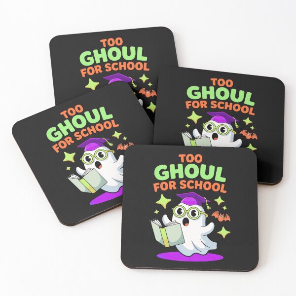 Item preview, Copy of Too Ghoul for School: Funny Halloween Ghost Student Art designed and sold by elynne9.
