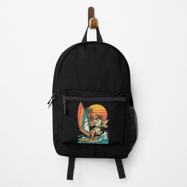 Item preview, Cool Jesus Christ Windsurfing Summer Retro designed and sold by TomFrontierArt.