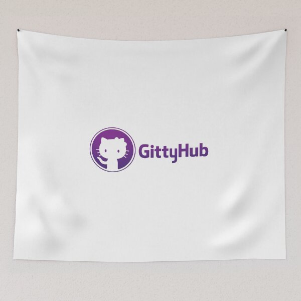 Item preview, GittyHub (GitHub Logo Remix) designed and sold by DevDreams.