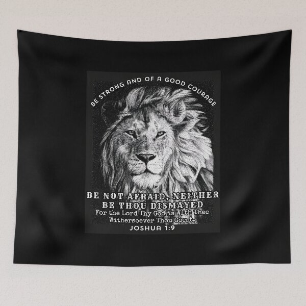 Item preview, Joshua 1:9 Lion designed and sold by Cora Worthington Art.