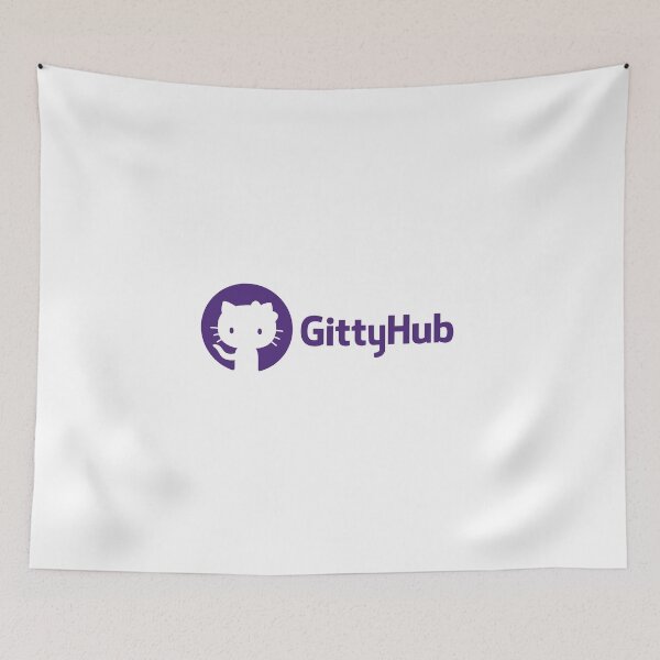 Item preview, GittyHub (GitHub Logo Remix) designed and sold by DevDreams.