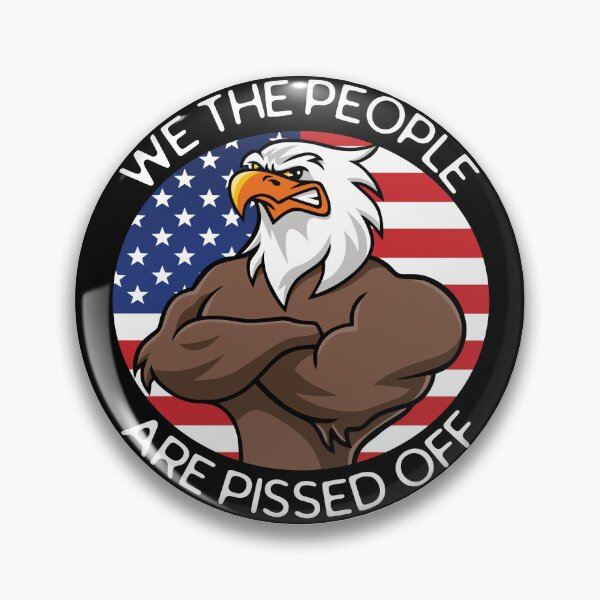 Item preview, We the people are pissed off! Bald Eagle designed and sold by leftyshirts.