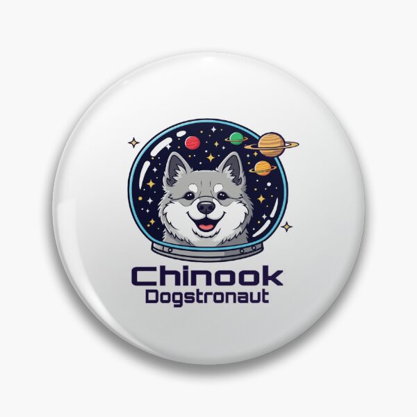 Item preview, Chinook Dogstronaut – Cute Space Dog  designed and sold by The Real Life Symphony.