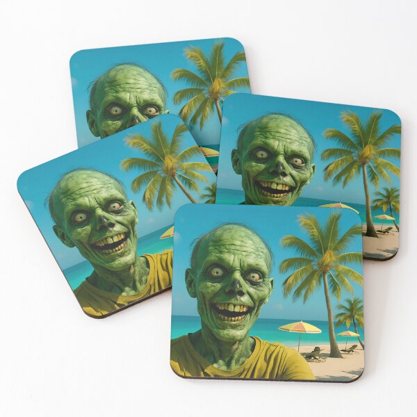 Item preview, Zombie Selfie On The Beach designed and sold by NightTimeJ.