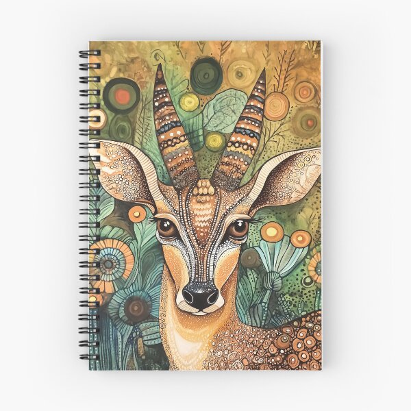 Item preview, Zen tangle Art design of an Antelope in Earthy Tones and Patterns. designed and sold by HEMRO.