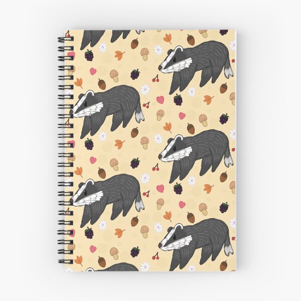 Item preview, Cute badger woodland pattern designed and sold by Bugbotherer30.