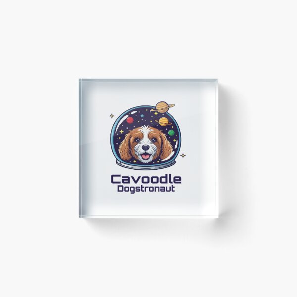 Item preview, Cavoodle Dogstronaut – Cute Space Dog  designed and sold by The Real Life Symphony.