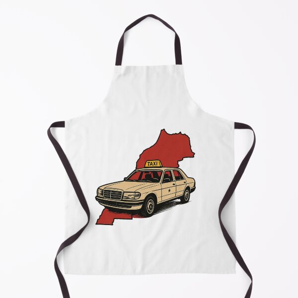 Item preview, Map of Morocco with Moroccan Taxi designed and sold by Casablanca shop.