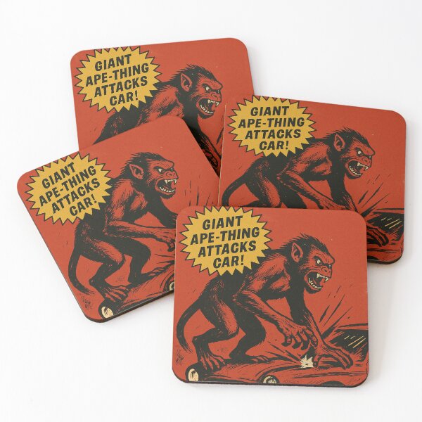 Item preview, The Devil Monkey Tabloid Cover designed and sold by Folk Bestiary.