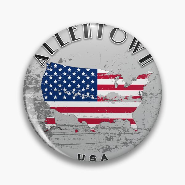 Item preview, Allentown United States of America Flag Worn  designed and sold by World Designs.