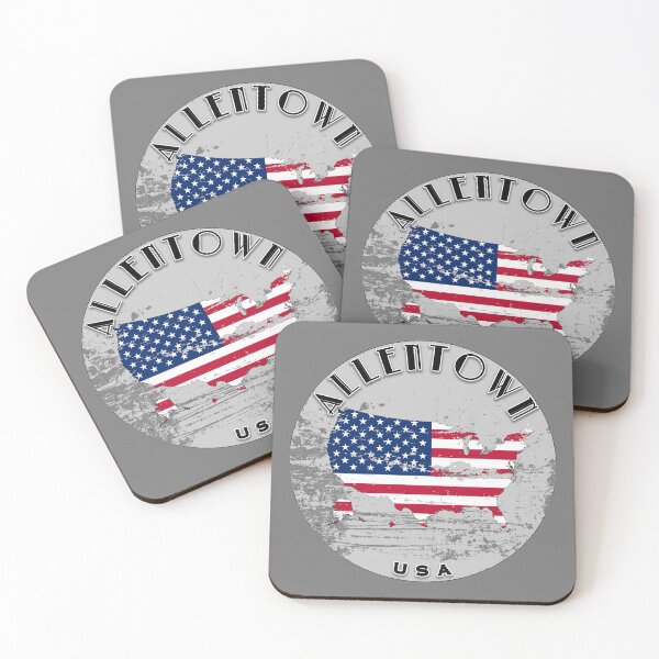 Item preview, Allentown United States of America Flag Worn  designed and sold by World Designs.