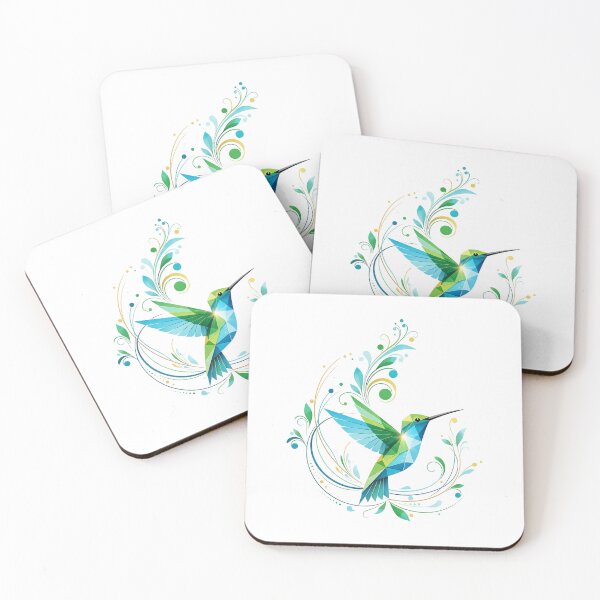 Item preview, Geometric Hummingbird Elegance designed and sold by FBA.