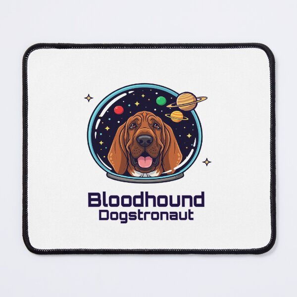 Item preview, Bloodhound Dogstronaut – Cute Space Dog designed and sold by The Real Life Symphony.