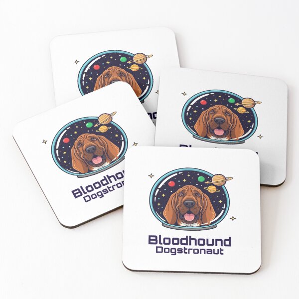 Item preview, Bloodhound Dogstronaut – Cute Space Dog  designed and sold by The Real Life Symphony.