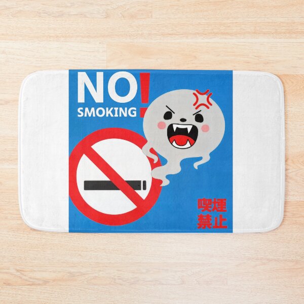 Item preview, No Smoking Smoke Ghost Warning – Funny Anti-Vape Sign designed and sold by Ericaholicgifts.