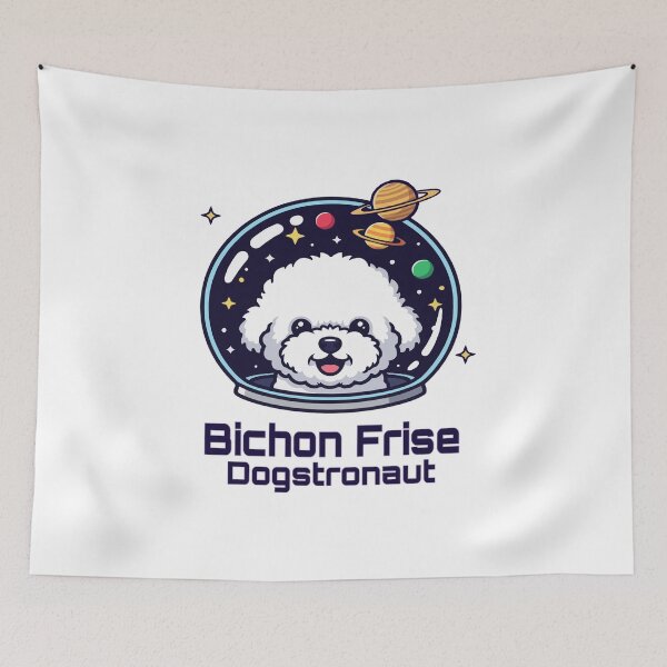 Item preview, Bichon Frise Dogstronaut – Cute Space Dog  designed and sold by The Real Life Symphony.
