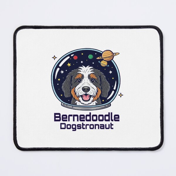 Item preview, Bernedoodle Dogstronaut – Cute Space Dog  designed and sold by The Real Life Symphony.
