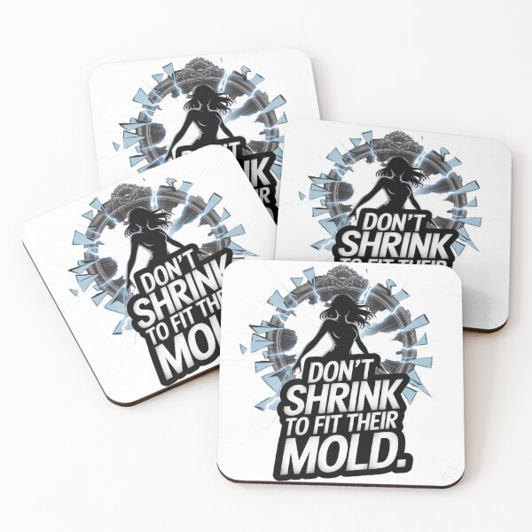 Item preview, Break the Mold - Bold Feminist Quote Design" designed and sold by MoodtypeS25.