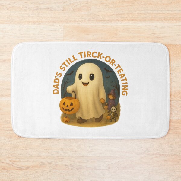 Item preview, Dad’s Still Trick-or-Treating – Funny Halloween Ghost Design for Dads designed and sold by Neon Nightmare.