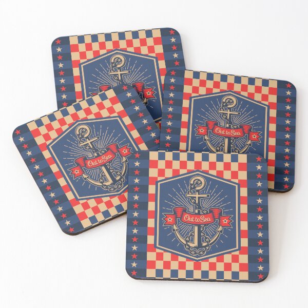 Item preview, Out to Sea Anchor with Banner designed and sold by wickedpretty.