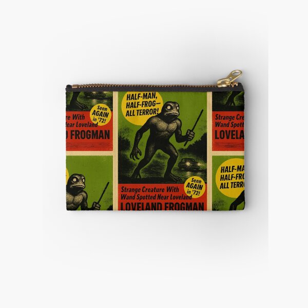 Item preview, Loveland Frogman Tabloid Cover  designed and sold by Folk Bestiary.