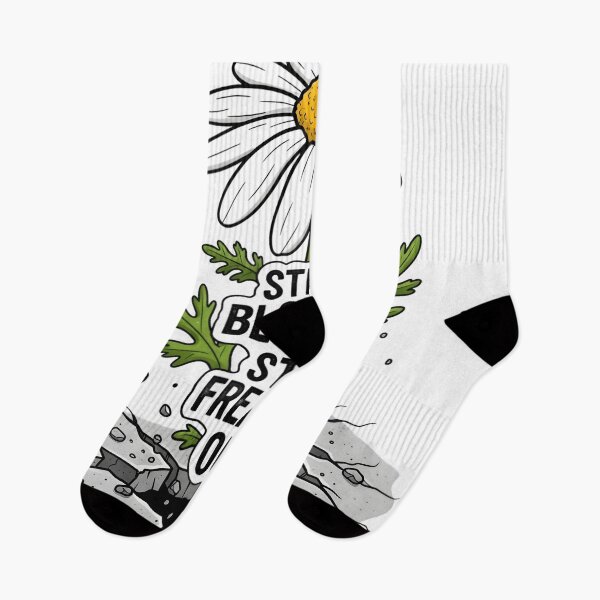 Item preview,  Still Blooms, Still Freaking Out – Resilient Daisy Anxiety Digital Art designed and sold by AnnDesignStudio.