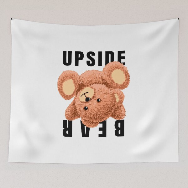 Item preview, upside-down bear designed and sold by GraphicStyleX.