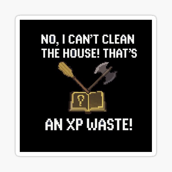 XP Waste Sticker