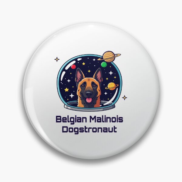 Item preview, Belgian Malinois Dogstronaut – Cute Space Dog  designed and sold by The Real Life Symphony.