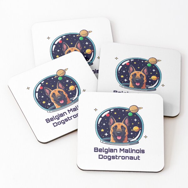 Item preview, Belgian Malinois Dogstronaut – Cute Space Dog  designed and sold by The Real Life Symphony.