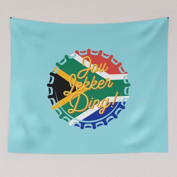 Item preview, Jou Lekker Ding T-Shirt | Funny Bottle Cap South African Flag | Afrikaans Phrase | Ons Gaan Nou Braai designed and sold by d247.
