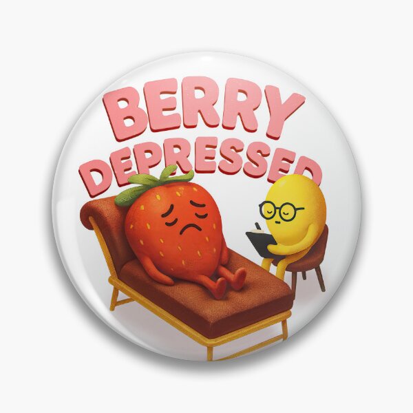 Item preview, Berry Depressed: A Fruitful Therapy Session designed and sold by Ericaholicgifts.