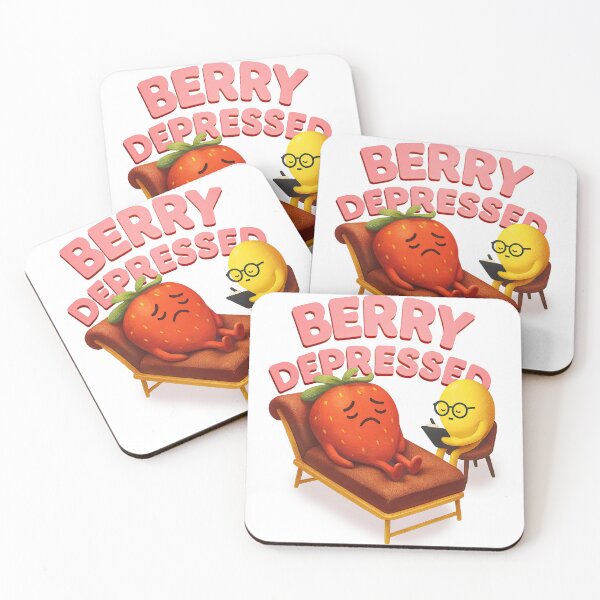 Item preview, Berry Depressed: A Fruitful Therapy Session designed and sold by Ericaholicgifts.