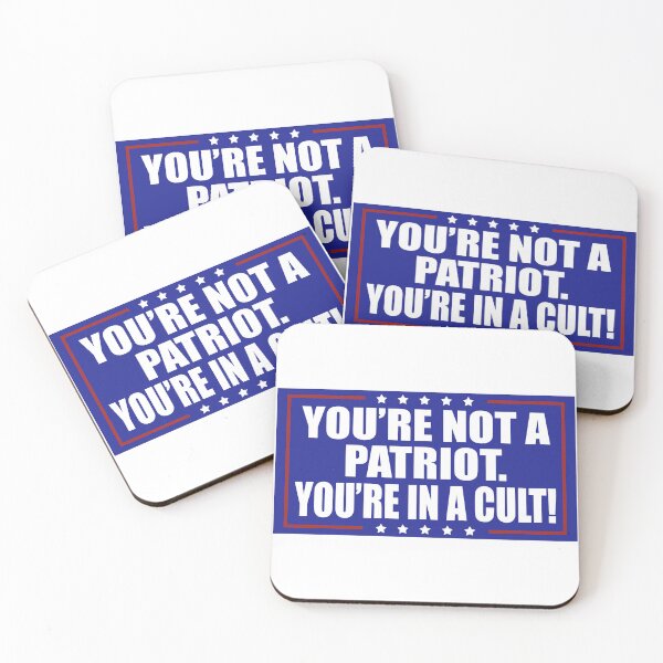 Item preview, You're Not A Patriot You're In A Cult designed and sold by Metro Bionic.